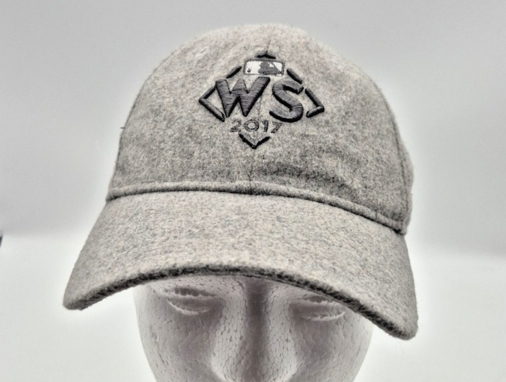 New Era 9TWENTY World Series 2017 Hat Gray Adjustable MLB Baseball Black Label